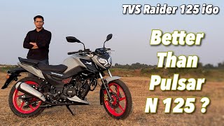 2024 TVS Raider 125 iGo Review  Better Than Hero Xtreme 125r [upl. by Carli623]