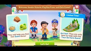 FarmVille 2 Country Escape 🚵‍♂️ Tour de Farm Event BEGINS fv2 farmville2 tourdefrance2024 [upl. by Noreg]