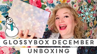 Glossybox December 2024 unboxing Christmas box reveal [upl. by Hunt]