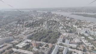 ALog Astrakhan Russia Astrakhan State Opera and Ballet Theater Aerial View [upl. by Fanchie412]