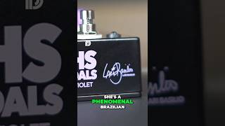 Signature pedal of a GUITAR LEGEND laribasilio jhspedals violetdistortion [upl. by Novyar]