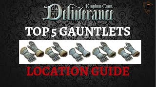 How to Get The Five Best Gauntlets in Kingdom Come Deliverance Hand Armor Guide [upl. by Stannfield673]