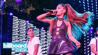 Ariana Grandes Sweetener Tour Is Official  Are You BuyingTickets  Billboard News [upl. by Lahcar395]