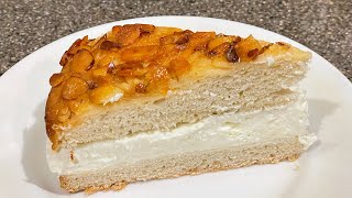 Bienenstich or Bee Sting cake see Recipe on website below [upl. by Nalim]