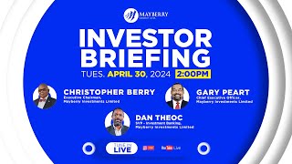 Mayberry Investments Limited Virtual Investor Briefing  MGL [upl. by Rentschler]