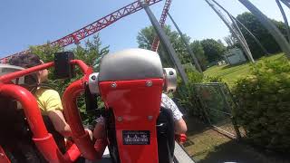 ISPEED Roller Coaster  Mirabilandia  GoPro Hands up [upl. by Hertha]