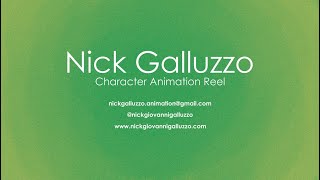 Nick Galluzzo Character Reel2024 [upl. by Miehar]