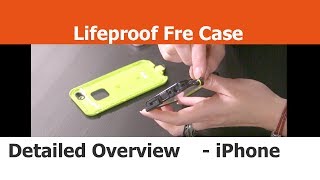 Lifeproof Fre Case with Touch ID  Up Close  iPhone Cases [upl. by Enelec]