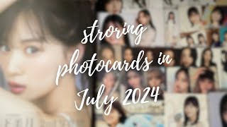 a zukki mostly haul and storing photocards ◇ ive le sserafim nogizaka46 sakurazaka46 [upl. by Lakym]