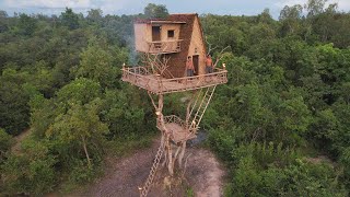 How To Build 15m Tree House And Swimming Pools Part I [upl. by Body]