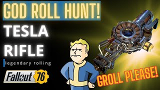 Legendary Tesla Rifle Groll Hunt  Fallout 76 [upl. by Iramo]