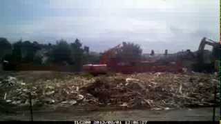 The Demolition of Properties on Swan Lane Oswestry [upl. by Shaffer]