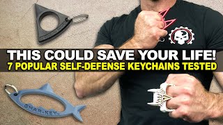 This Could SAVE YOUR LIFE 💀 7 Popular SelfDefense Keychains Reviewed and Tested EDC Weapons [upl. by Cleodal164]