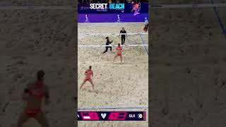 Thailand Vs Switzerland  Secret Beach Volleyball volleyball volleyballgirls [upl. by Lareneg707]