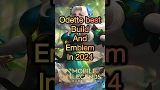 FULL GAMEPLAY💪👆ODETTE’s BEST BUILD AND EMBLEM IN 2024 😱 [upl. by Ardnak]