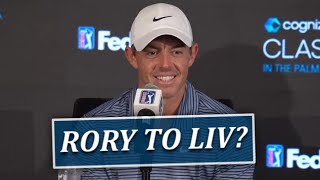 Rory Responds To LIV Rumors amp Talor Goochs quotAsteriskquot Comment [upl. by Nyrmak]