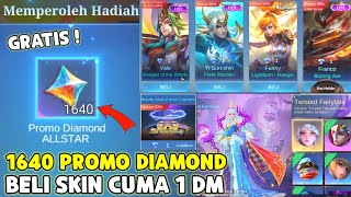 1640 PROMO DIAMOND GRATIS ORIGINAL SERVER BELI SKIN 1 DIAMOND amp TIKET GRATIS SKIN ZENNITH [upl. by Ulyram]