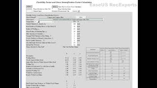 ASME B313 Flexibility Factor and Stress Intensification Factor [upl. by Eiduam]