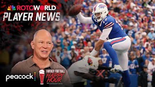 Josh Allen a Week 1 superhero despite surroundings  Fantasy Football Happy Hour  NFL on NBC [upl. by Ariaj]