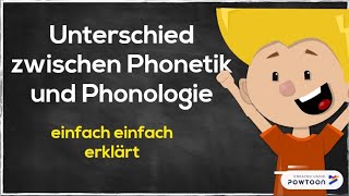 Der Unterschied zwischen Phonetik und Phonologie [upl. by Walter]