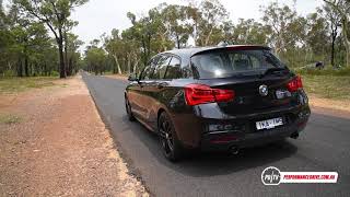 2018 BMW M140i 0100kmh amp engine sound manual [upl. by Hayne]