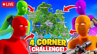 FORTNITE RELOAD 4 CORNER CHALLENGE with FRIENDS High Eliminations [upl. by Ttelrats]