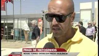 PRAIA DE MATOSINHOS NOVAS TORRES OFERECEM MAIOR VIGILÂNCIA [upl. by Sajovich]