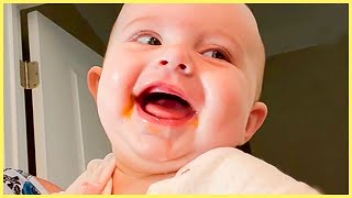 Cute And Funny Baby Laughing Hysterically Compilation  5Minute Fails [upl. by Notyalk]