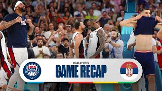 Team USA Basketball OVERCOMES 17PT DEFICIT to BEAT Serbia  Gold Medal Game PREVIEW  CBS Sports [upl. by Einnus]