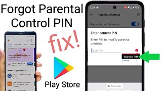 How to turn off parental control if you forgot the pin on Goole Play Store [upl. by Maxine]