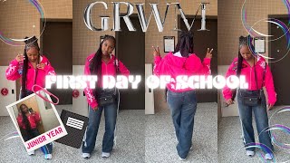 GRWM FIRST DAY OF SCHOOL  MINI VLOG Junior Year [upl. by Harper]