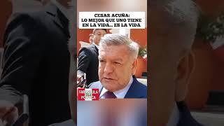 César Acuña se pronuncia tras enfrentamientos en manifestaciónes quotLo mejor que uno tiene es la vidaquot [upl. by Tseng]