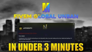 Patched 2023 ⚠️FiveM Global Ban Unban in under 3 minutes⚠️  No Spoofer [upl. by Netsoj533]