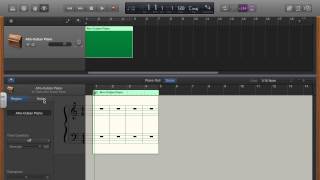 Entering Notation in Garageband [upl. by Anair]