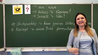 Deutschunterricht in der Grundschule Briefe schreiben Teil 1 [upl. by Coltin]