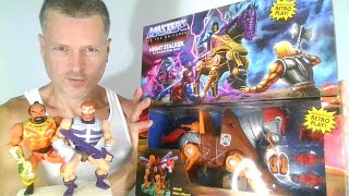 MOTU Monday Masters of the Universe Origins Night Stalker vs Stridor Unboxing Review Comparison [upl. by Hanavas670]