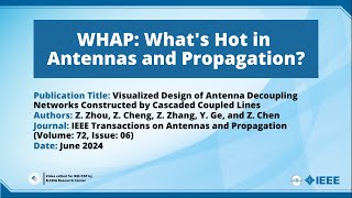 Visualized Design of Antenna Decoupling Networks Constructed by Cascaded Coupled Lines [upl. by Nosac]