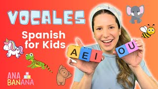 Aprende las Vocales en Español para niños  Desarrollo del Lenguaje para niños [upl. by Ociram901]