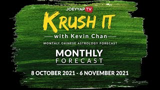 Krush It With Kevin Chan Monthly BaZi Forecast October 2021 [upl. by Docia]