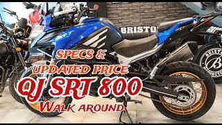 QJ SRT 800 SX BRISTOL MOTORCYCLES CAVITEWALK AROUND [upl. by Anyek946]