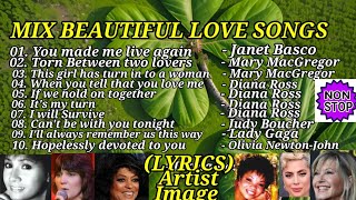 MIX TOP 10 BEAUTIFUL LOVE SONGS COLLECTION WITH LYRICS [upl. by Eilraep]