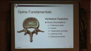 Lumbar Spinal Stenosis Part 1 Spine Fundamentals Paul Houle MD [upl. by Patrizia]