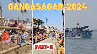 GANGASAGAR 2024 सच्ची रिपोर्ट  PARTII  NAMKHANA RAILWAY STATION TO BENUBAN JETTY [upl. by Kooima424]