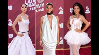 MEJORES VESTIDAS  LATIN GRAMMY 2024  ALFOMBRA ROJA  MEJORES LOOKS [upl. by Aiyekal685]