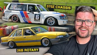 INSANE Quad Rotor VL And Patrol On A 370z Chassis Aussie Drift Monsters [upl. by Geminius]