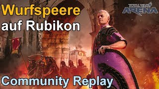 Total War Arena  Community Replay  Mit Javelins auf Rubikon [upl. by Orteip]