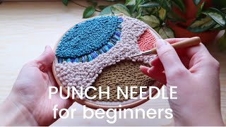 How to Punch Needle  3 Different Techniques Youll Love [upl. by Lloyd356]