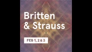 Unforgettable Works by Benjamin Britten amp Richard Strauss February 13 [upl. by Rourke]