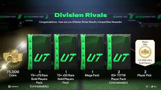 EA FC 25 ELITE DIV RIVALS REWARDS [upl. by Rees849]