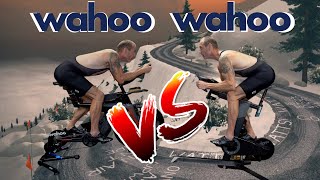 Wahoo Kickr BIKE V Wahoo Kickr TRAINER on Alpe du Zwift [upl. by Neile]